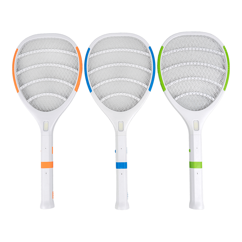 FF-808 Tháo gỡ đèn pin có đèn LED pin axit chì 400mAh vỉ đập muỗi điện tại nhà