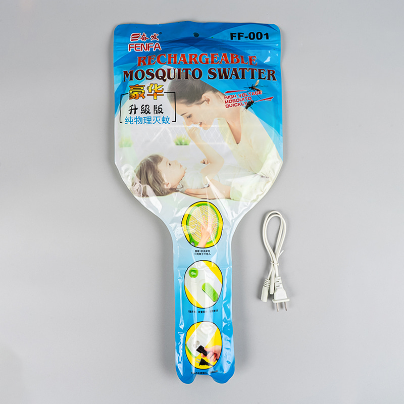 Vỉ diệt muỗi điện 3 màu FF-001 400mA có dây hình số 8 Vỉ diệt muỗi điện 3 màu FF-001 400mA có dây hình số 8