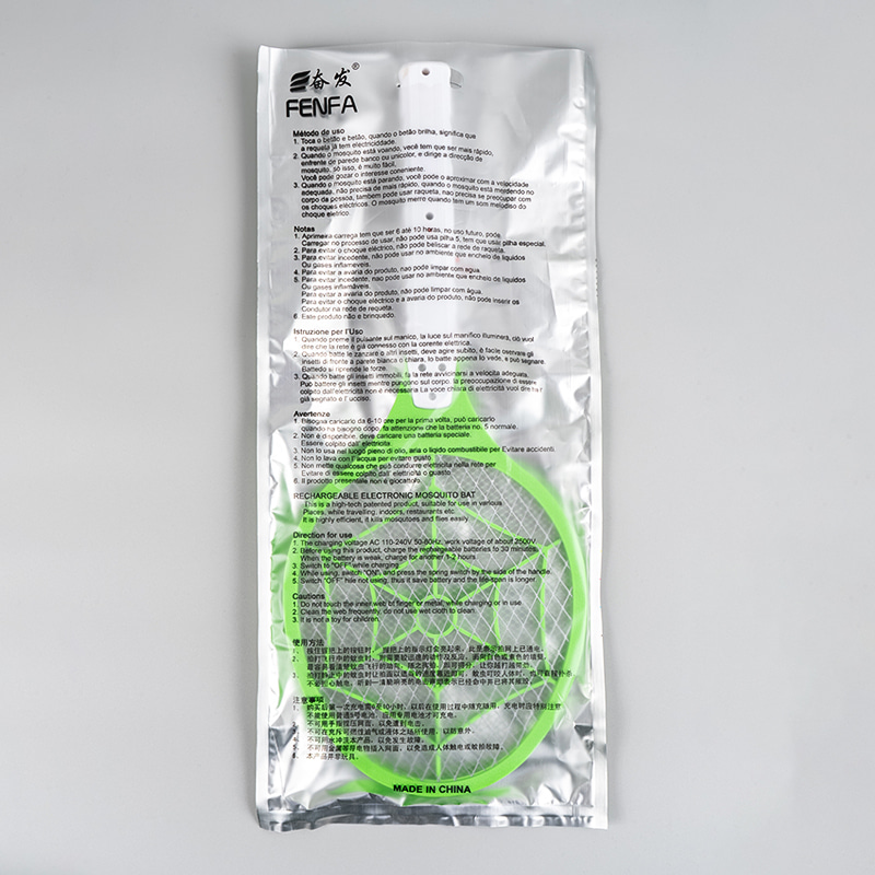 FF-007 Pin axit chì 3 màu Brazil 400mAh Máy đập muỗi điện FF-007 Pin axit chì 3 màu Brazil 400mAh Máy đập muỗi điện