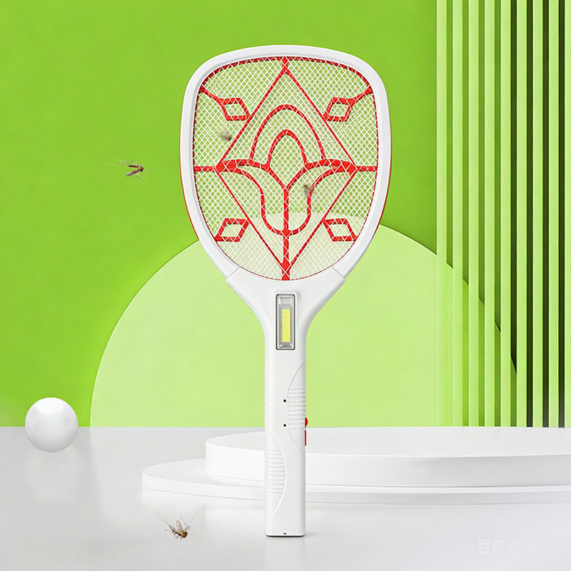 Ổ cắm LED 3 màu FF-785 Pin axit chì 400mAh Máy đập muỗi điện Ổ cắm LED 3 màu FF-785 Pin axit chì 400mAh Máy đập muỗi điện