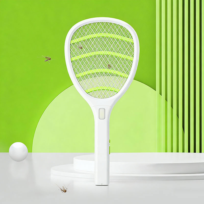 Máy đập muỗi LED hai màu FF-987A 400mAh Hình-Axit chì Máy đập muỗi LED hai màu FF-987A 400mAh Hình-Axit chì